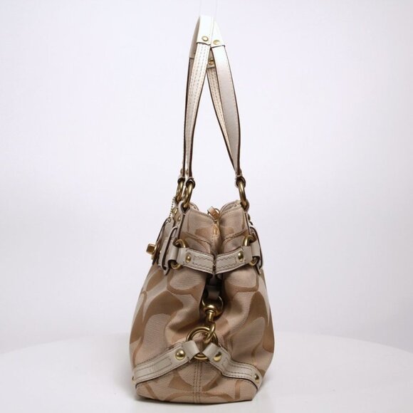 Coach Signature Sateen Carly Carryall - Picture 3 of 16